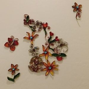 Toilet paper roll wall art